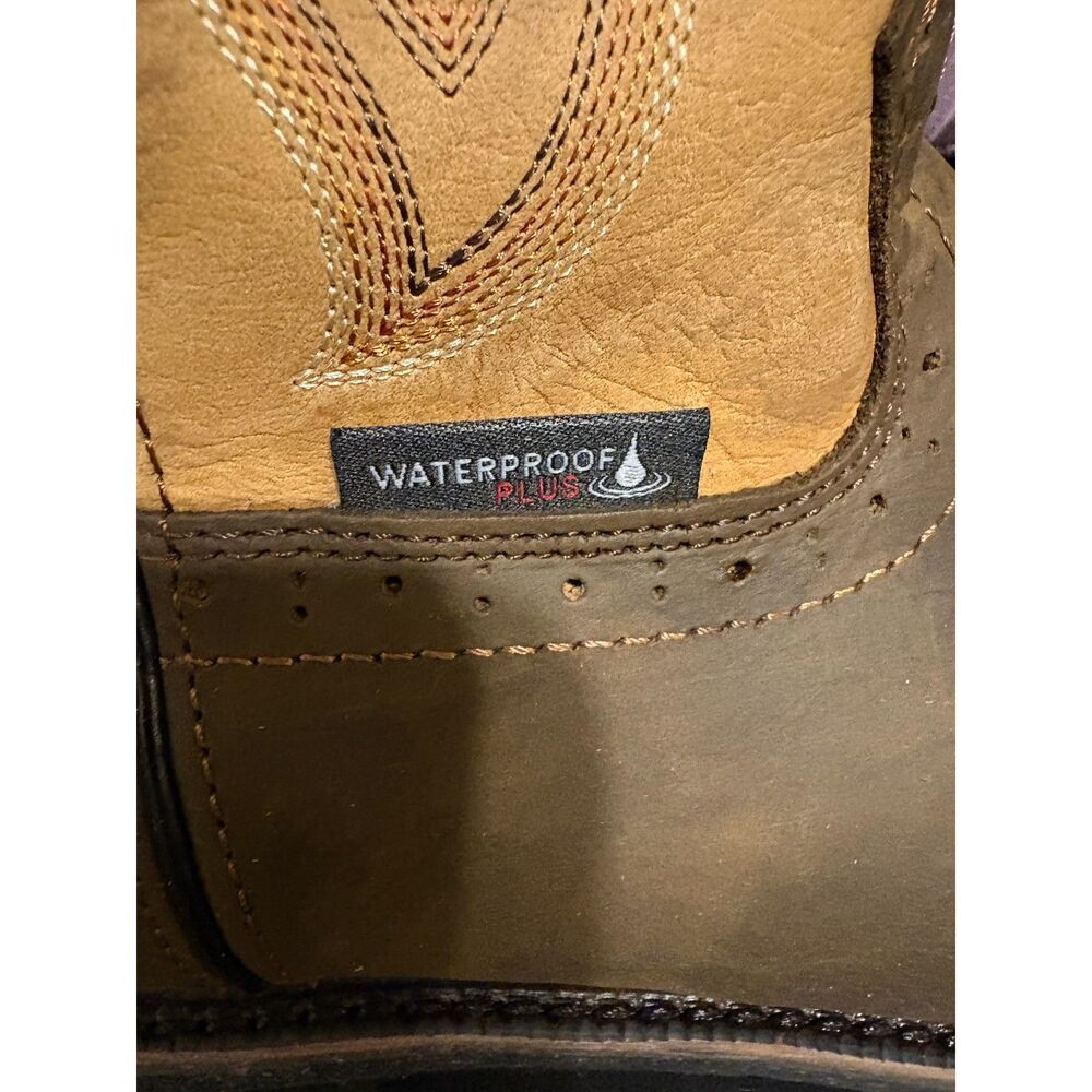 Wolverine Rancher W08657 Steel Toe Waterproof Western Work Boots Men's 11 EW - Picture 3 of 5
